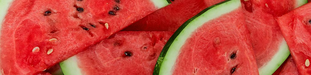 Background of fresh ripe watermelon slices